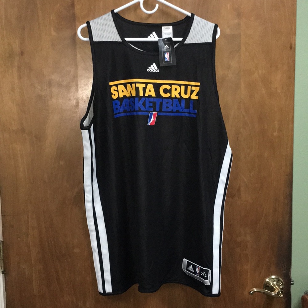 NWT Adidas NBA Santa Cruz Warriors PE Jersey
